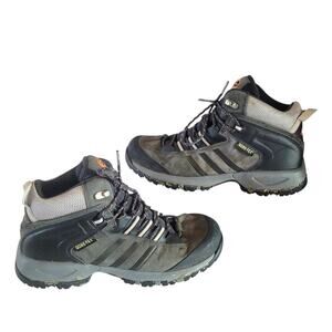Adidas Gore-Tex Mens Size 6 Black Hiking Trail Mid Top Shoes ClimaProof